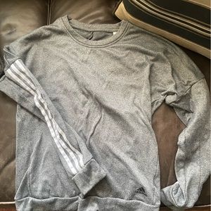 Workout sweater, adidas. Slightly worn but great condition